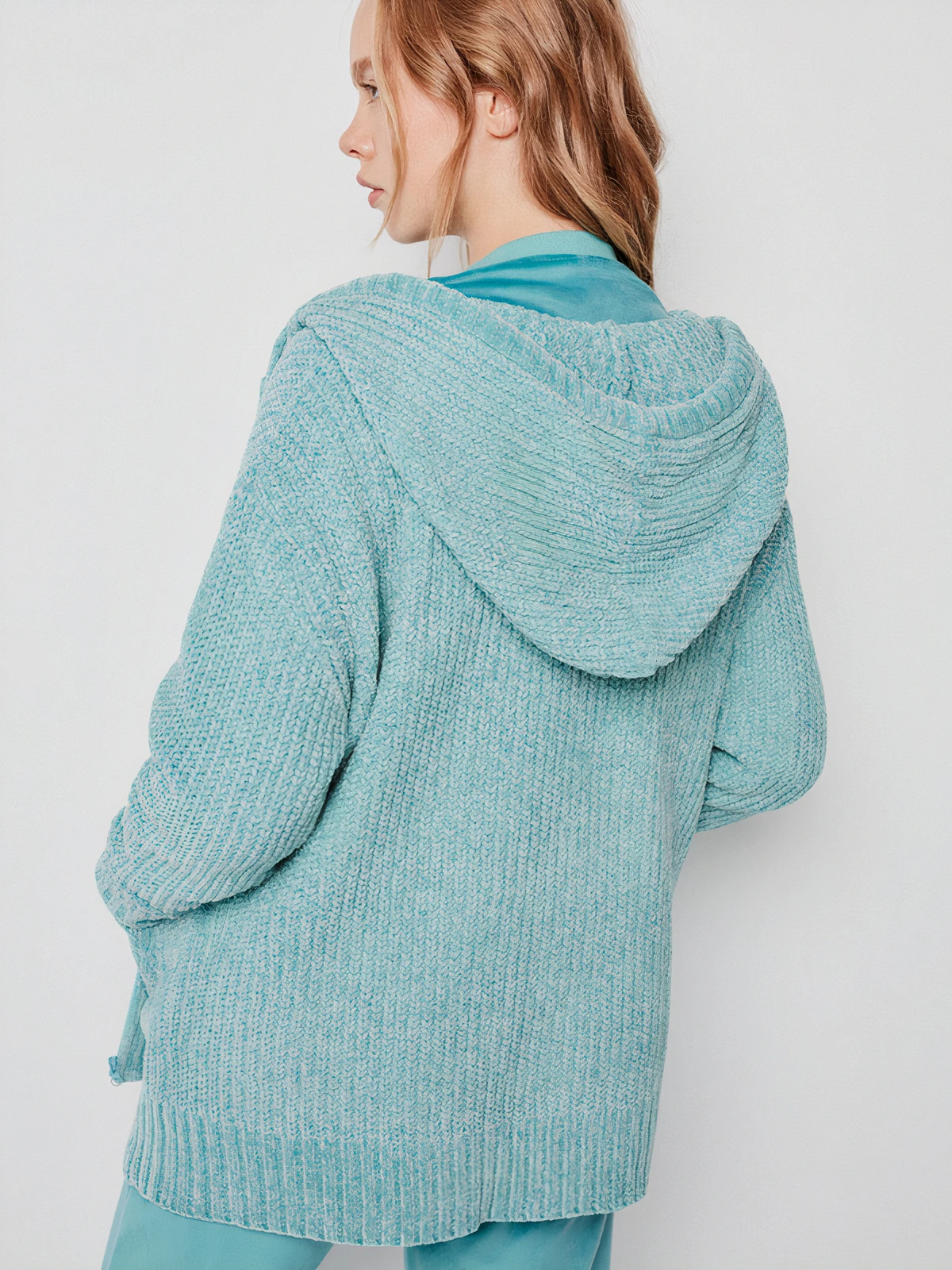 Casaco com Capaz Azul