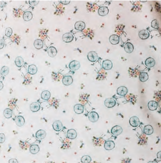Camisa Bicicleta à Cava Estampada