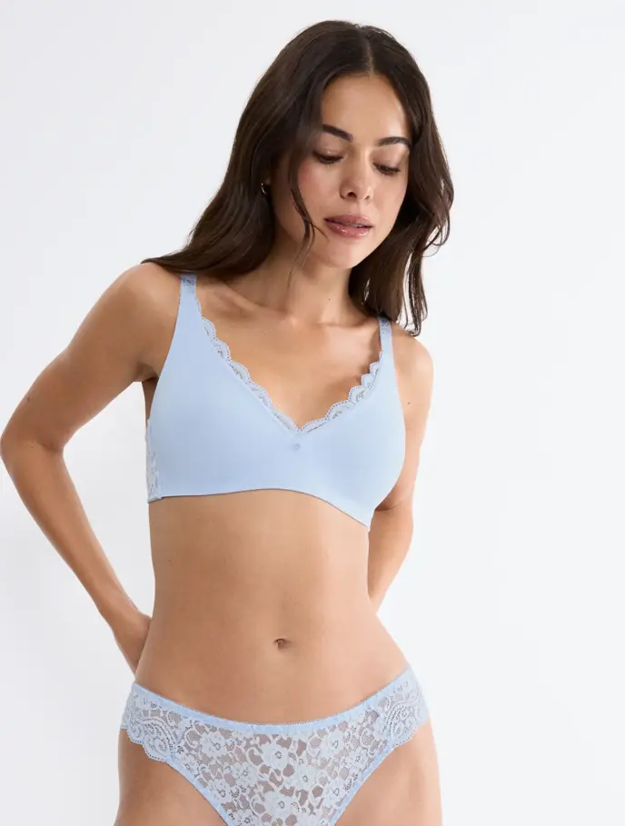 Soutien Amourette N01 Redutor Sem Aro Azul- TRIUMPH