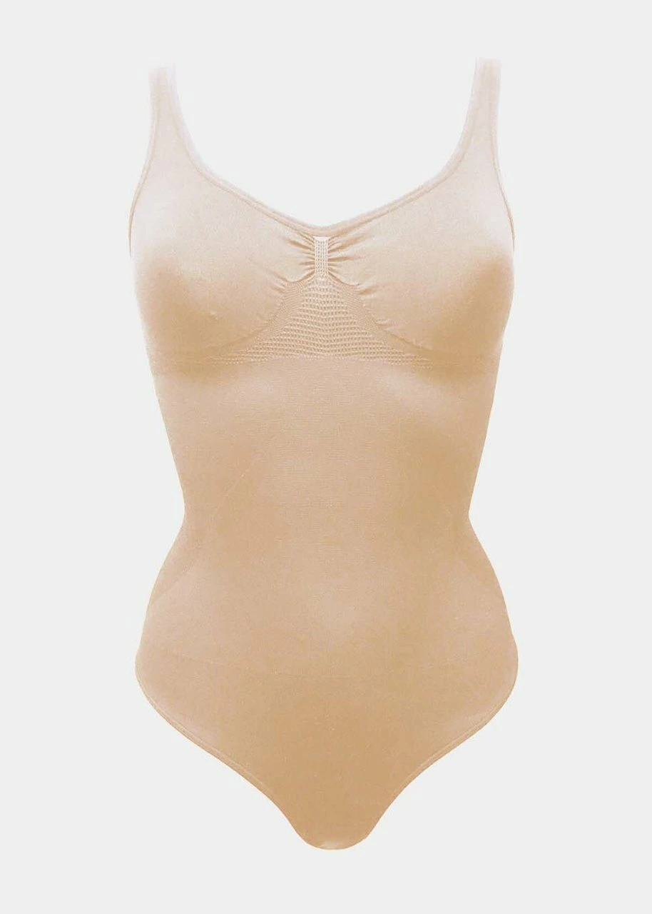 Body Modelador Sem Costas em Tanga