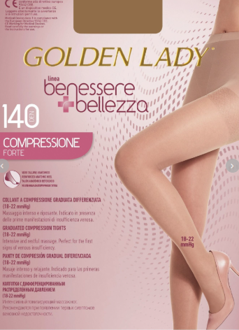 Collant 140 Den - Golden Lady