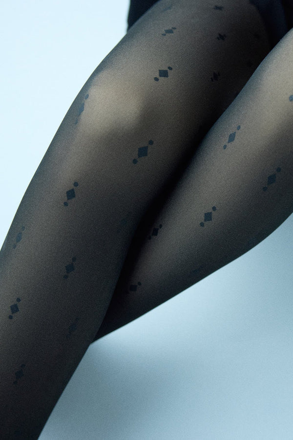 Collant Térmico com Pêlo no Interior Efeito Transparente com Fantasia