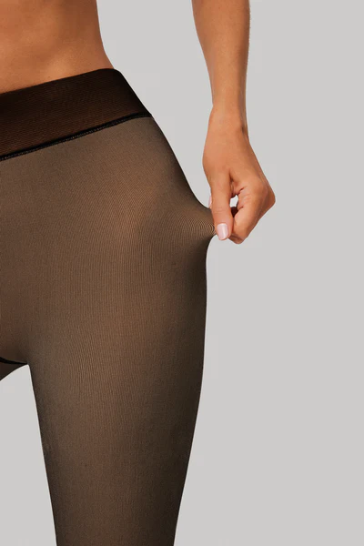 Collant Térmica com Pêlo no Interior Efeito Transparente