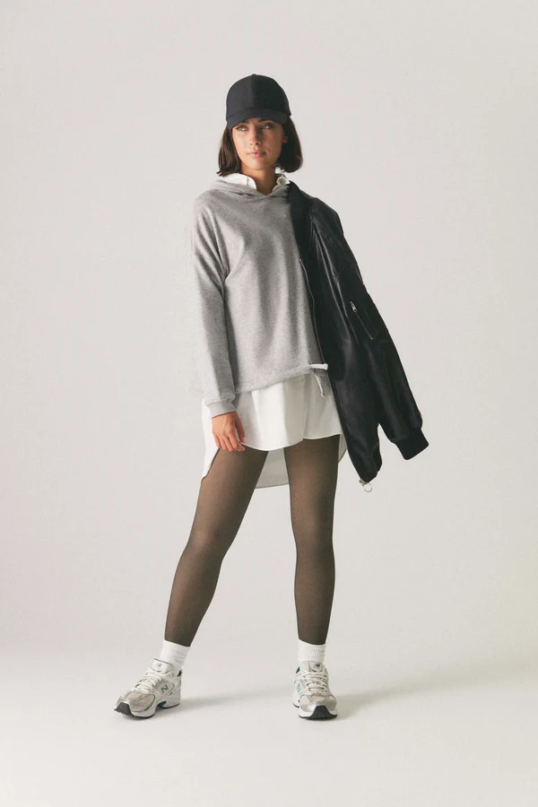 Collant Térmica com Pêlo no Interior Efeito Transparente