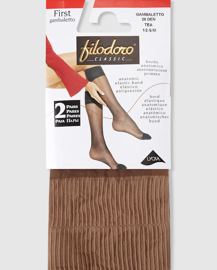 Mini-meia Pack de 2 - Anti-pressão 40Den - FILODORO