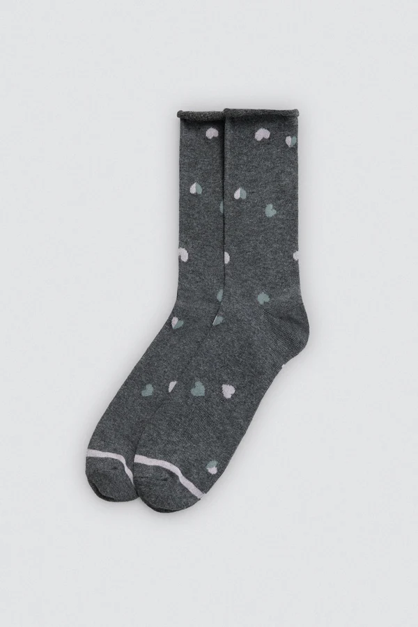 Meias de Senhora Algodão Pack de 3