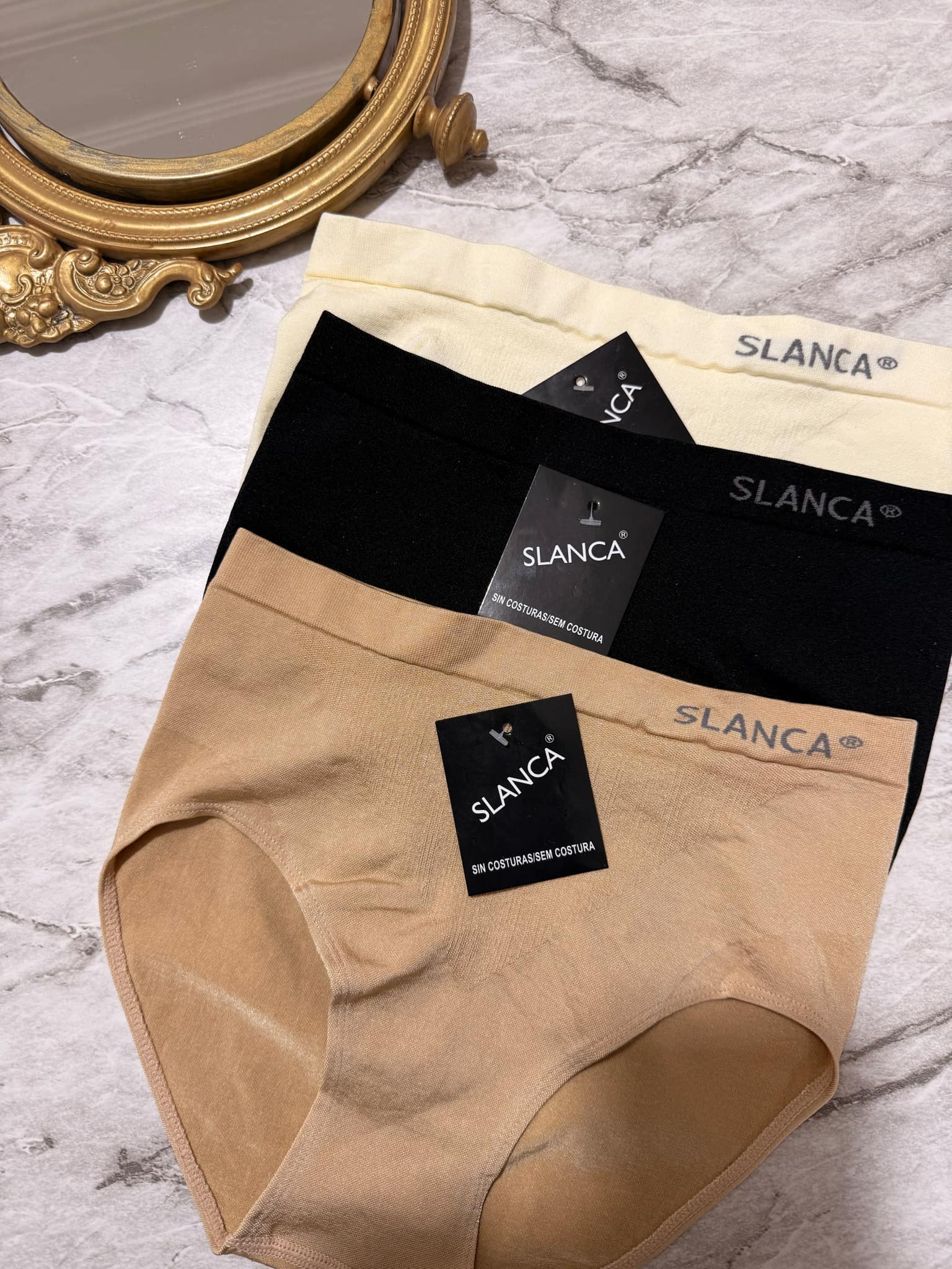 Pack de 3 Cueca- Cinta , com Leve Reforço