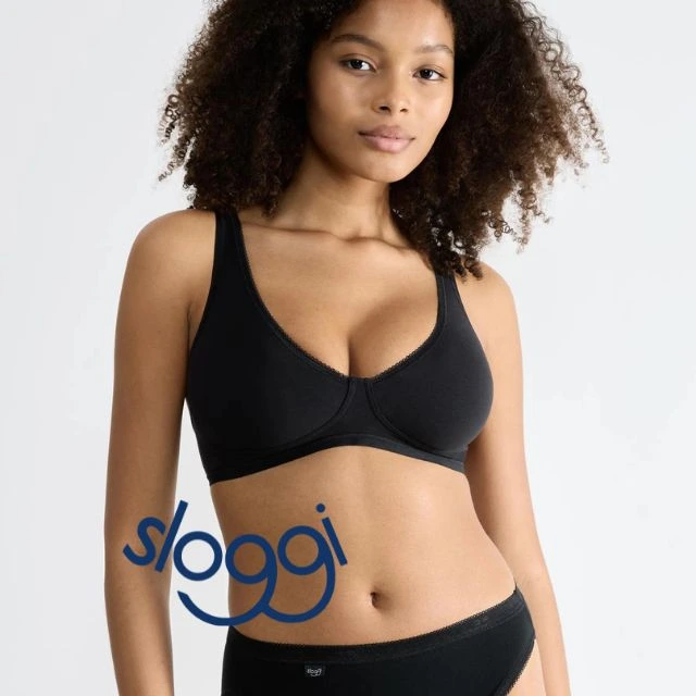 Soutien Algodão Sloggi- Sem Aro Sem Espuma