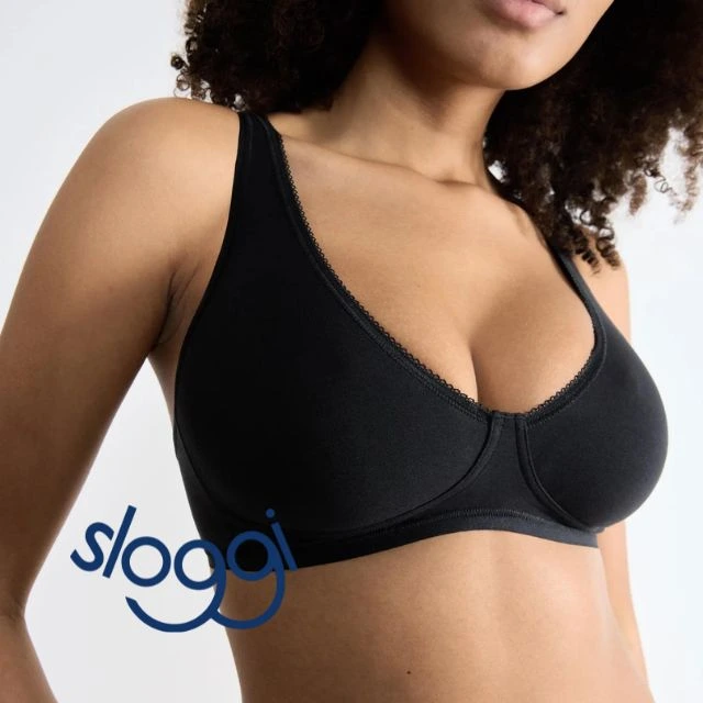 Soutien Algodão Sloggi- Sem Aro Sem Espuma