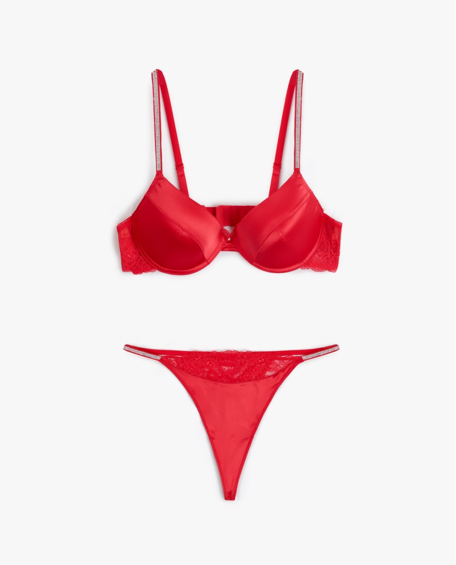 Red Valvet -  Conjunto de Lingerie