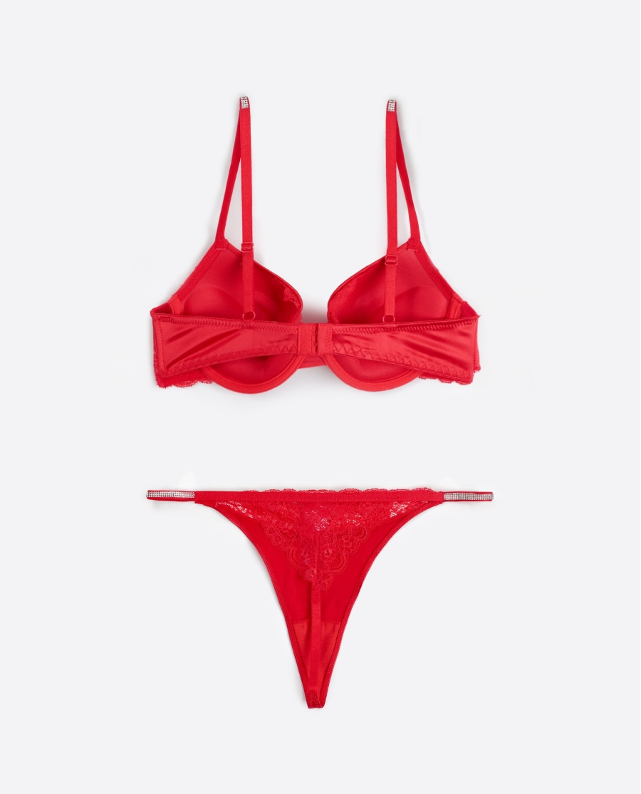 Red Valvet -  Conjunto de Lingerie