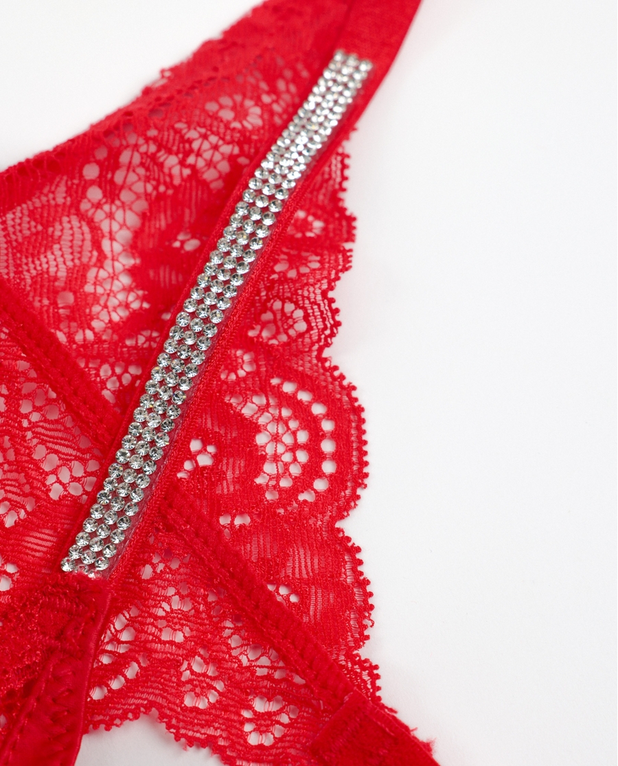 Red Valvet -  Conjunto de Lingerie